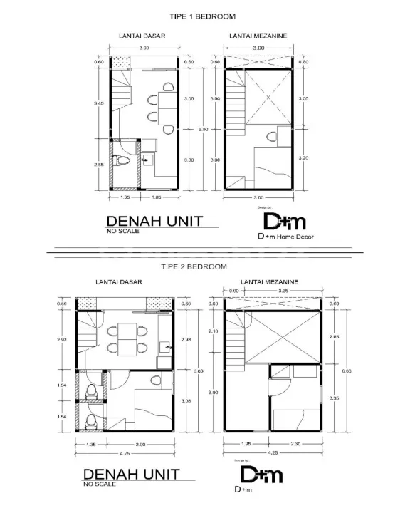 1 Bedroom Mezzanine House Fully Furnished - Denpasar - Image 4 of 4