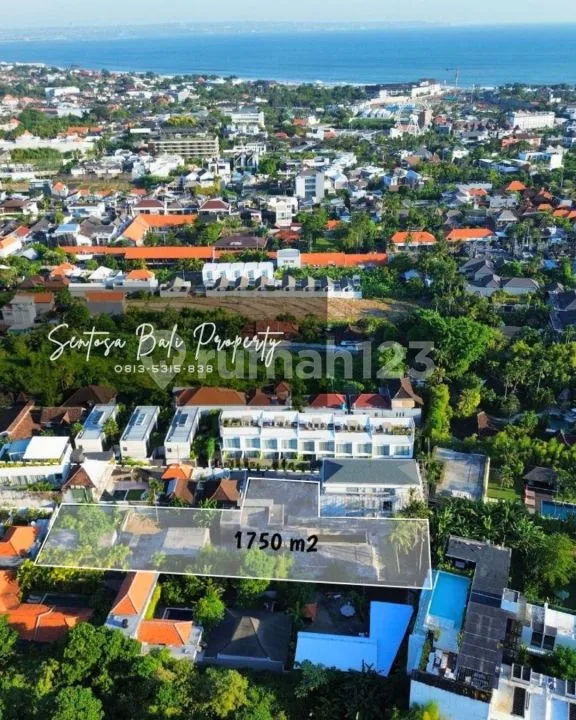 Tanah Murah di Berawa Canggu - Lingkungan Villa 1750M2 - Image 3 of 4