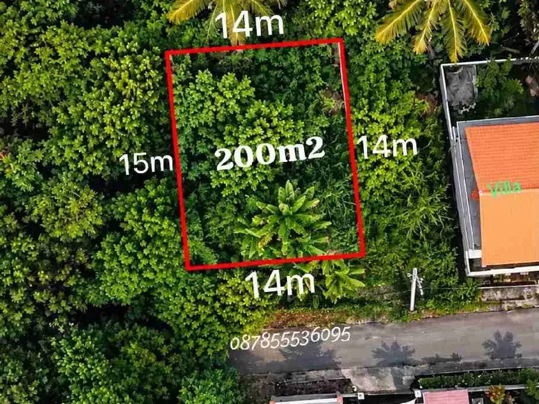 Tanah 200m² Lingkungan Villa Lotunduh Ubud - Image 5 of 8