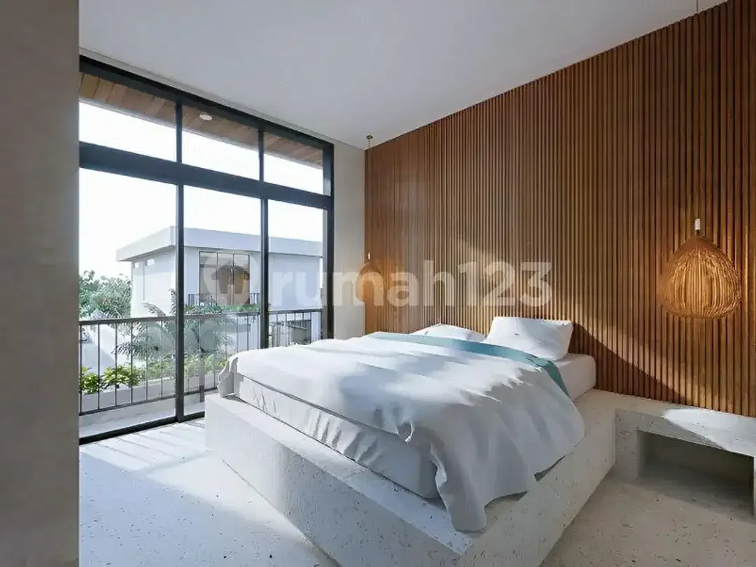 Tangkuban Village Villa For Sale In Kerobokan, Ricefield View, 3Br, Yellow Zone, Usd 290,000 - Image 4 of 10