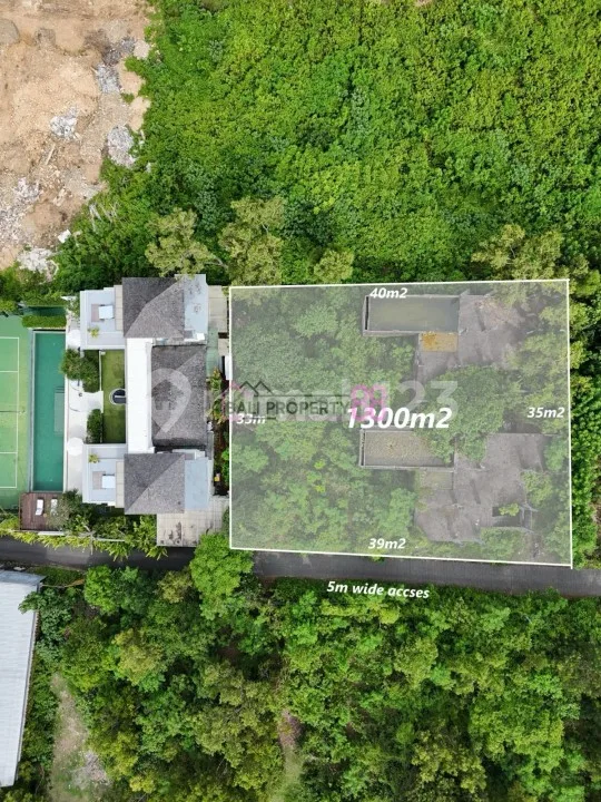Jual Tanah Spektakuler View Laut Ungasan LT 1300 M2 - Image 4 of 4