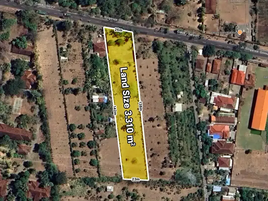 33,1 Are Land for Sale at Pemuteran, Gerokgak, Buleleng - Image 4 of 5