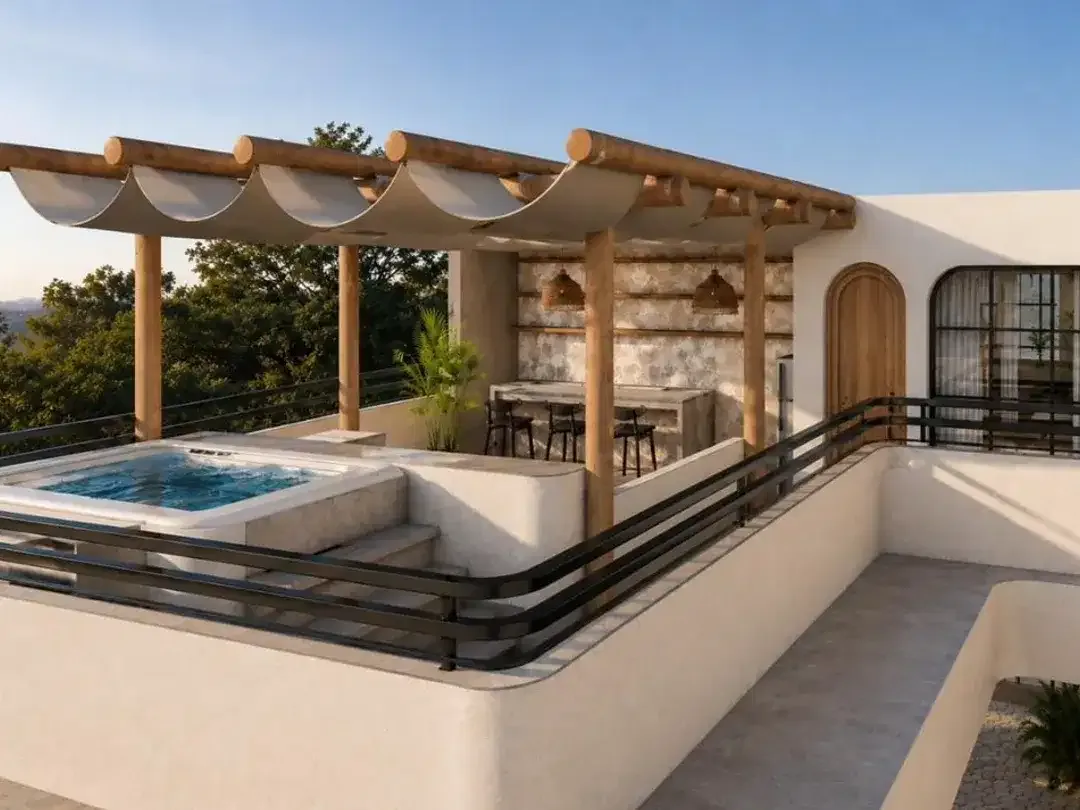 Villa Mediterranean, Fully Furnished in Uluwatu, Ungasan dekat Pantai2 Selatan Bali - Image 6 of 10