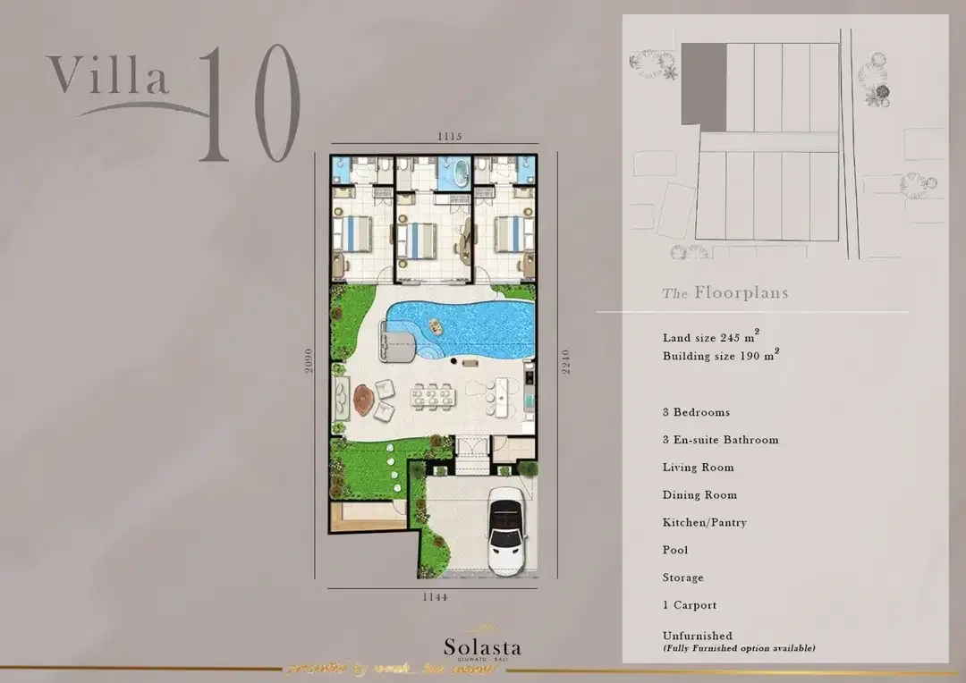 JUAL HOLIDAYHOME VILLA DI JL ULUWATU DENGAN VIEW PATUNG GWK - Image 9 of 10