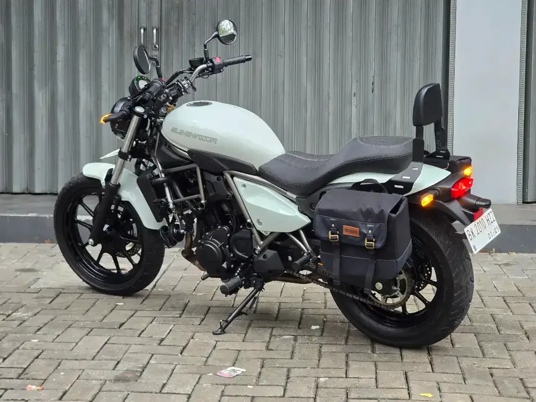 Moge Cruiser Kawasaki Eliminator 450 th 2024 Pmk km 2rb Like New - Image 5 of 10