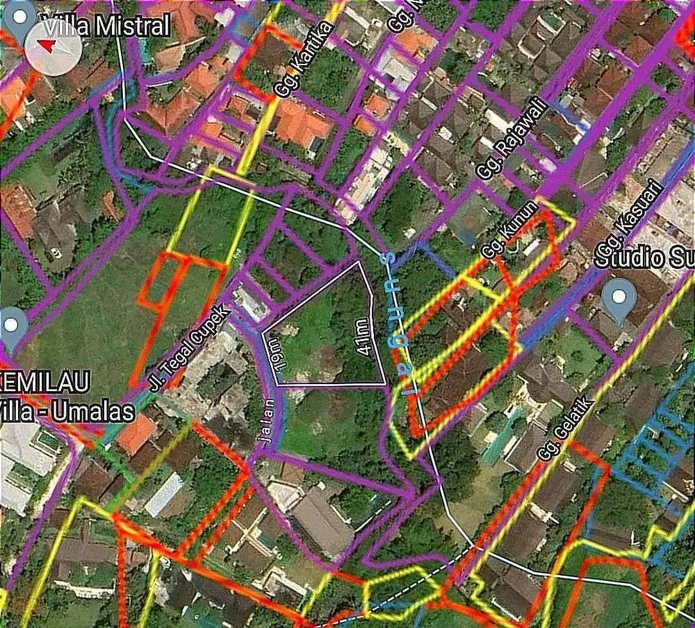 DIJUAL TANAH PINGGIR SUNGAI - LINGKUNGAN VILLA - Image 7 of 7
