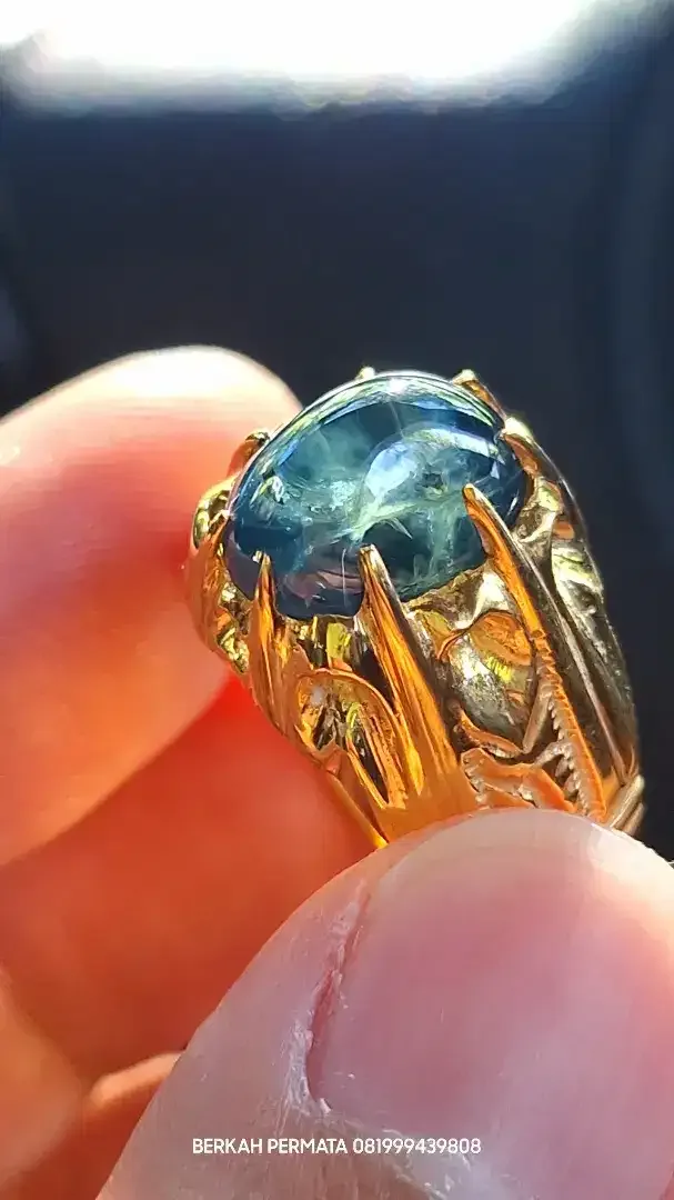 Natural fancy sapphire corundum - Image 2 of 8