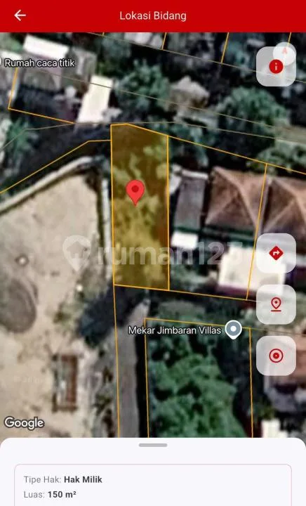Tanah 1,5 Are Murah Akses Private di Taman Giri, Benoa Dekat Gerbang Toll Nusa Dua - Image 2 of 4