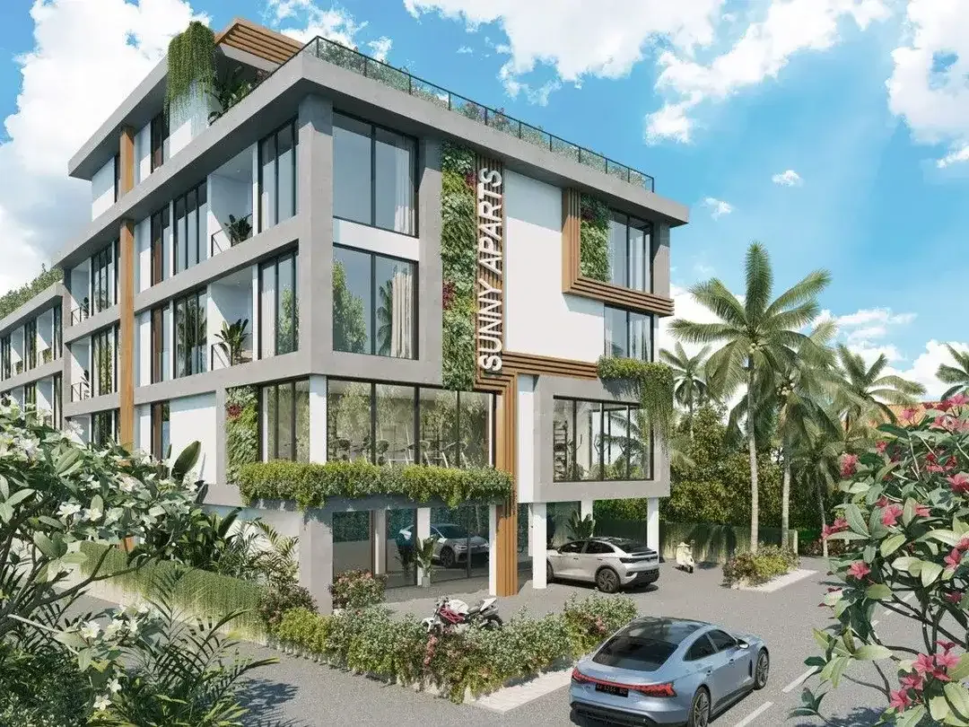 Apartemen dengan pemandangan laut hanya 1 menit dari Pantai Batu Bolong di jantung Canggu - Image 2 of 10