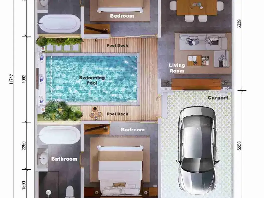 AVAILABLE 2 UNIT LAGI. VILLA DEKAT PECATU ULUWATU - Image 5 of 10