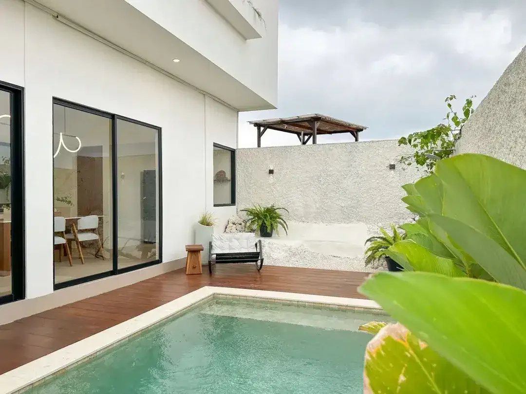 BRAND NEW 2 BEDROOMS MINIMALIST MODRN STYLE VILLA AT UNGASAN - Image 3 of 10