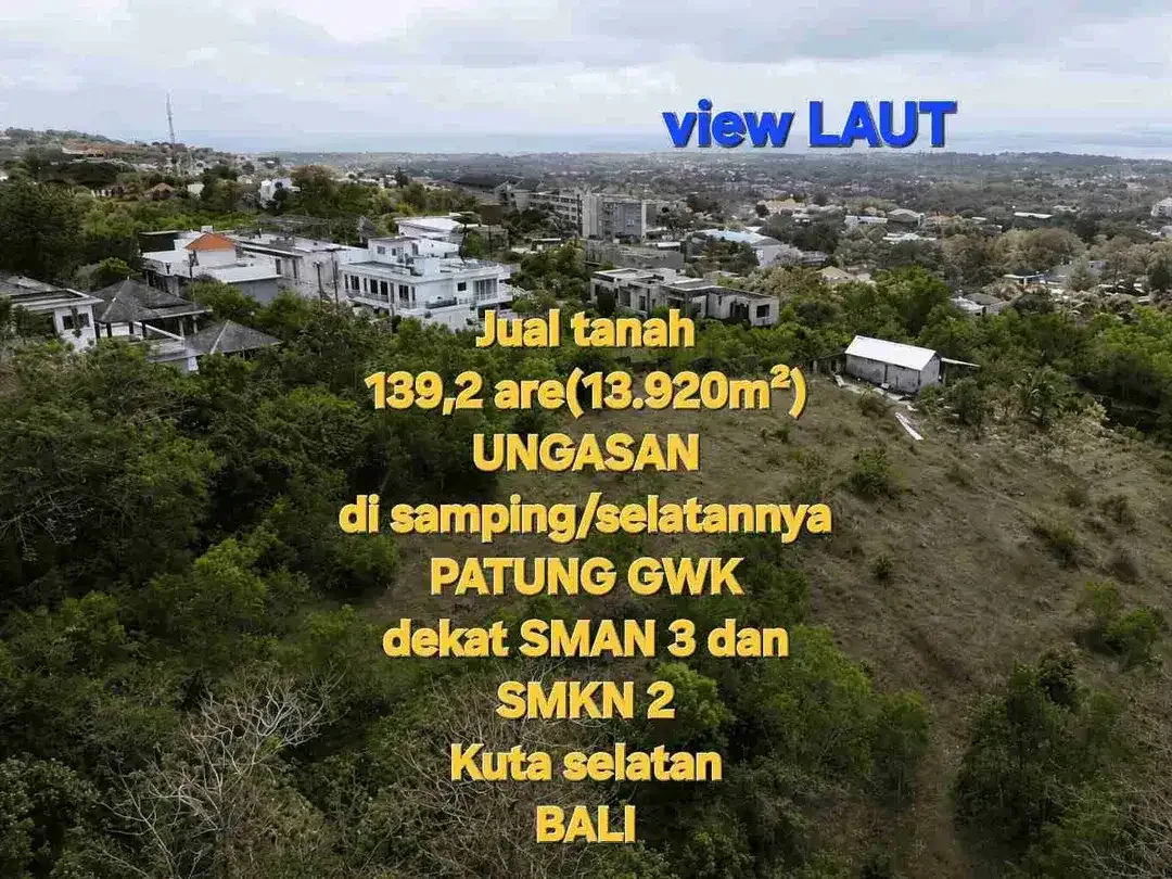 jual tanah 139,2 are ungasan dekat gwk - Image 8 of 10