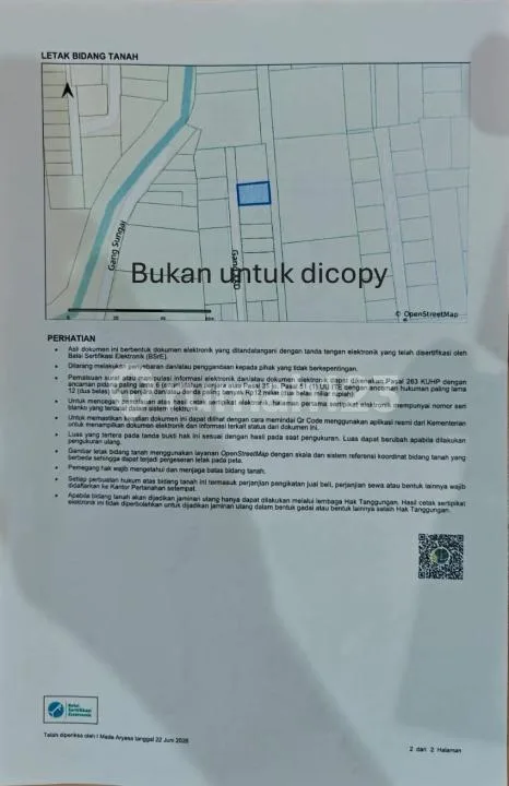 Onsale Tanah Berlokasi di Jl.tukad Badung, Renon, Denpasar Selatan, Bali. - Image 2 of 4