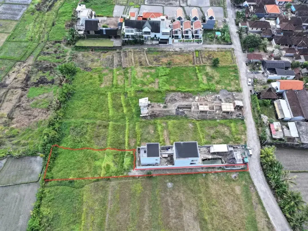 615 sqm Land for Sale at Pandak Gede Near Nyanyi Beach with Rice Field & Sunset View - Image 3 of 7