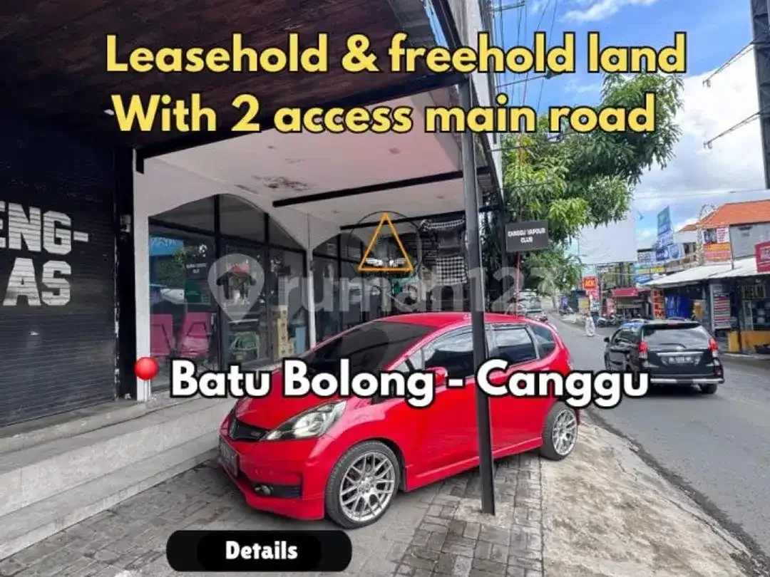 Leasehold Or Freehold Land With Shop Building At Main Road Canggu - Image 1 of 5
