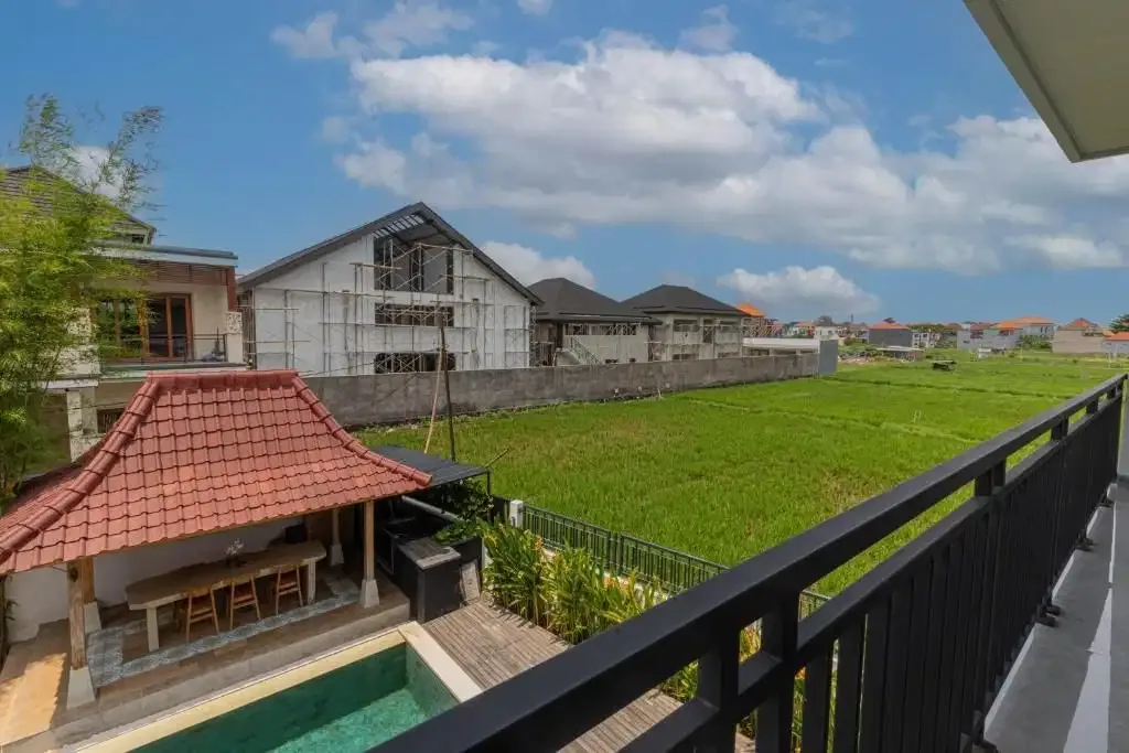 dijual villa lantai 2 view sawah lokasi sanur - Image 7 of 8