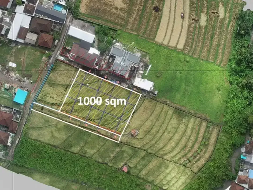 Leasehold - Strategic 10-Are Land for Private Home or Villa Development in Canggu, Bali - Image 1 of 6