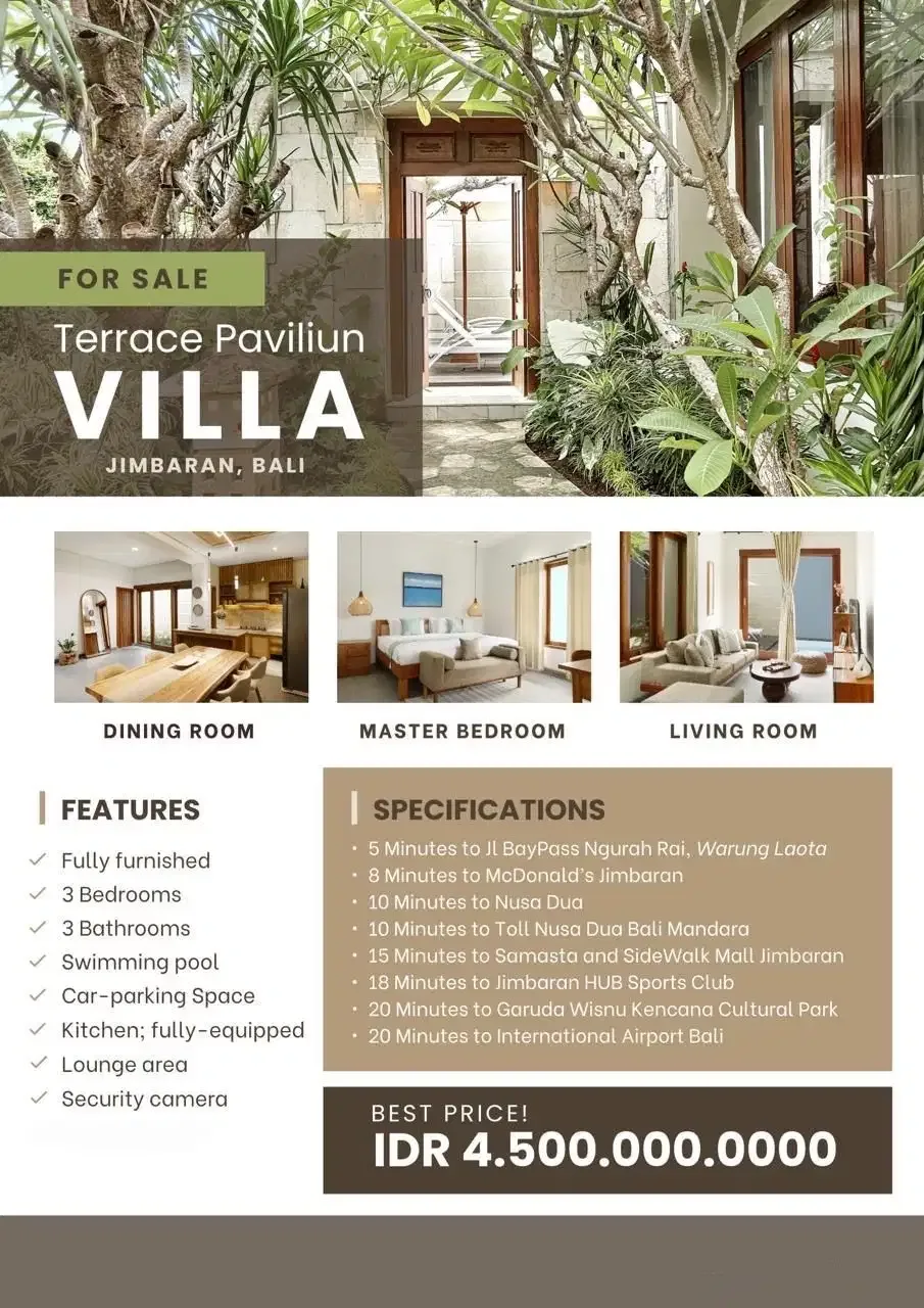 Villa area Taman Griya Jimbaran - Image 1 of 10