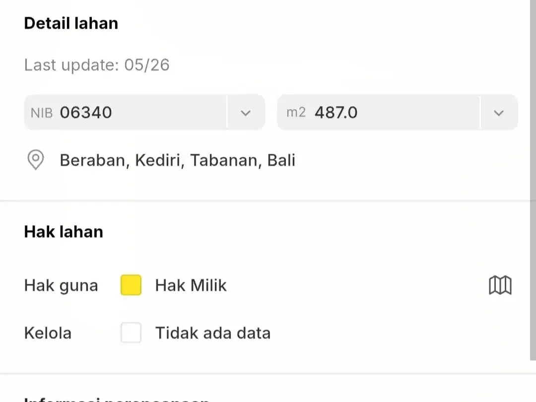 Di jual tanah di Tabanan dekat dengan canggu dan pantai nyanyi bali - Image 9 of 10