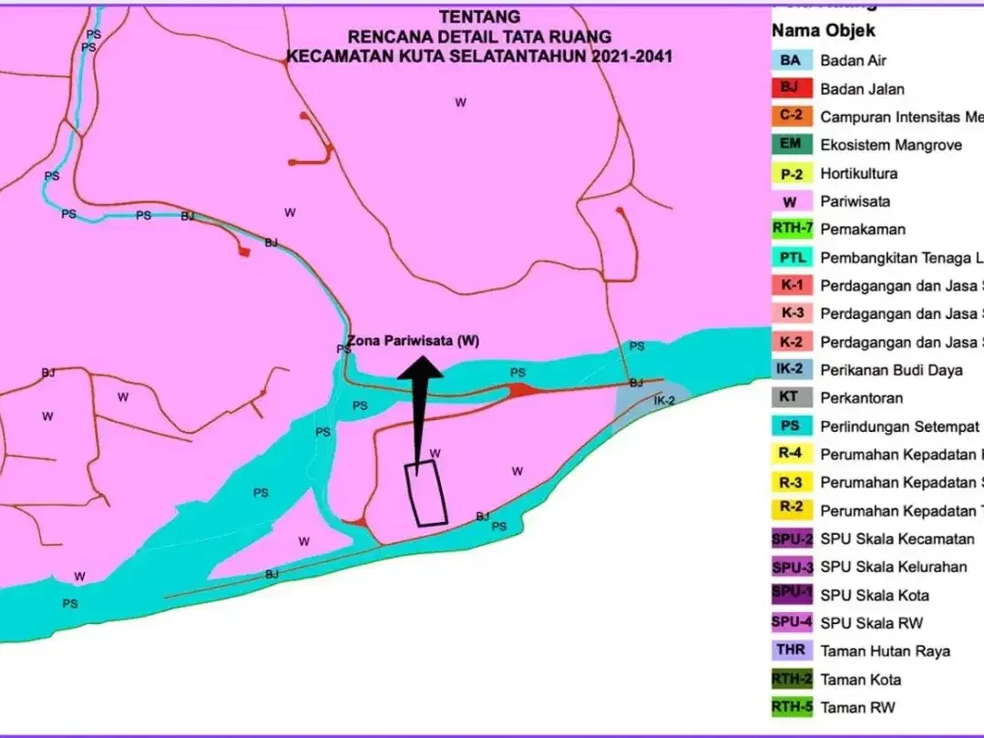 Dijual Tanah Premium Pink Zone Beachfront Pantai Pandawa. Bali. - Image 2 of 2