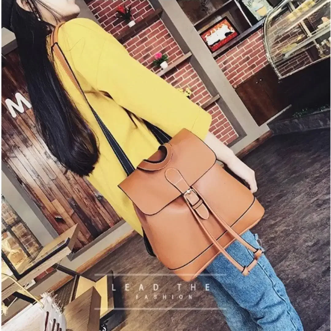 Tas Backpack Brown Leather - Image 3 of 3
