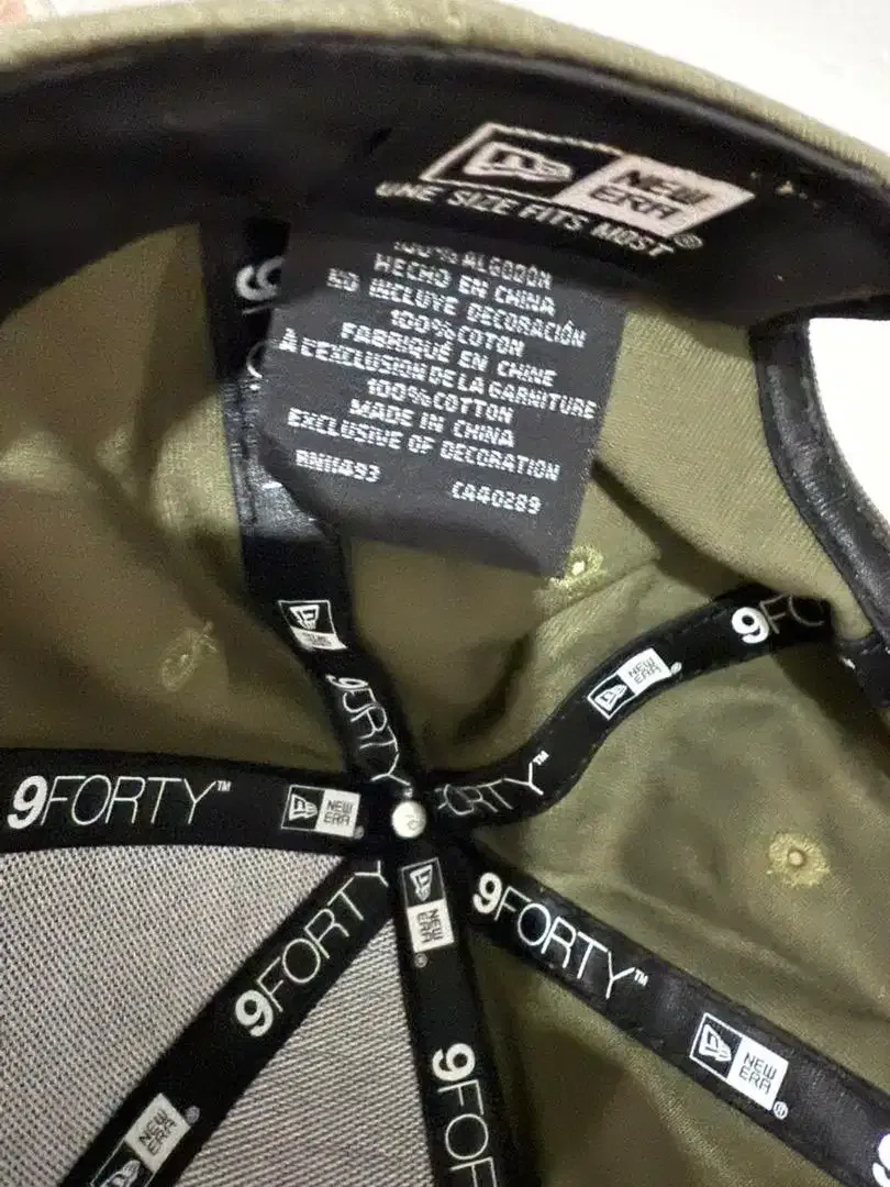 Topi Hijau Army NY New Era Asli - Image 3 of 4