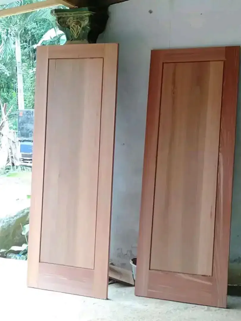 Jual daun pintu bahan kayu mahoni dan jati barang ready - Image 3 of 5