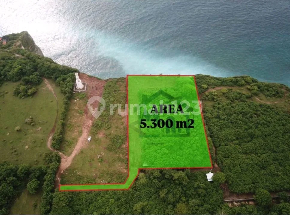 Dijual Cepat Tanah Los Tebing di Suluban Beach, Uluwatu - Image 2 of 4