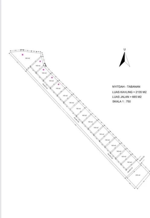 Dijual Tanah Tabanan Kavling 1 Are View Sawah #6436 - Image 2 of 4