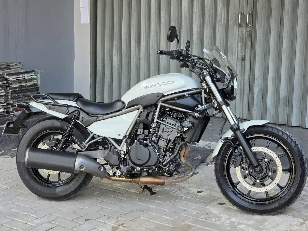 Moge Cruiser Kawasaki Eliminator 450 th 2024 Pmk Km7rb Like New Modif - Image 1 of 10