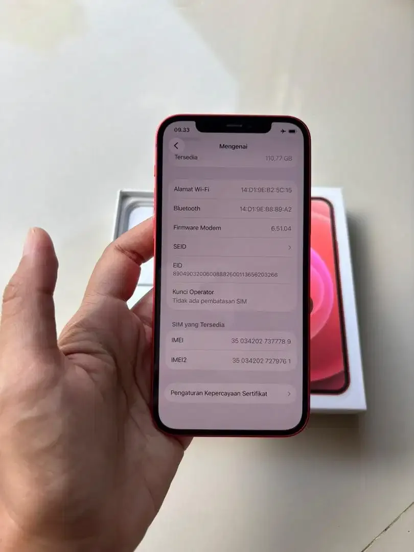 iPhone 12 Red 128GB inter - Image 3 of 8