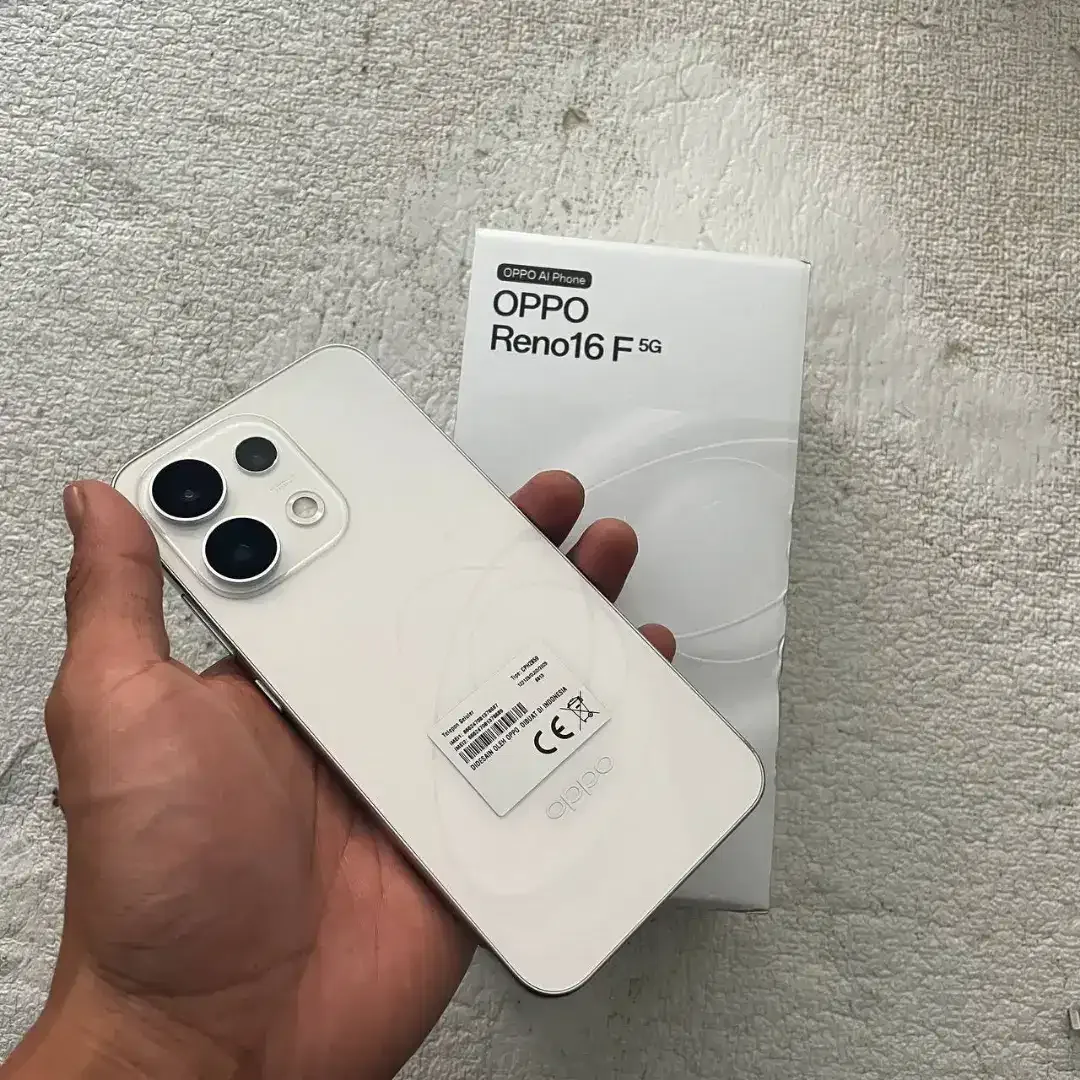 Oppo Reno 16F 5G Warna Putih Bimasakti 8/256GB - Image 4 of 5