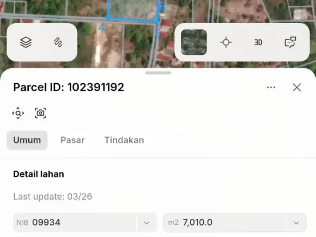 Dijual Tanah Hook SHM 70,1 Are di Kampial Nusa Dua, Zona Kuning Siap Dikembangkan - Image 6 of 6