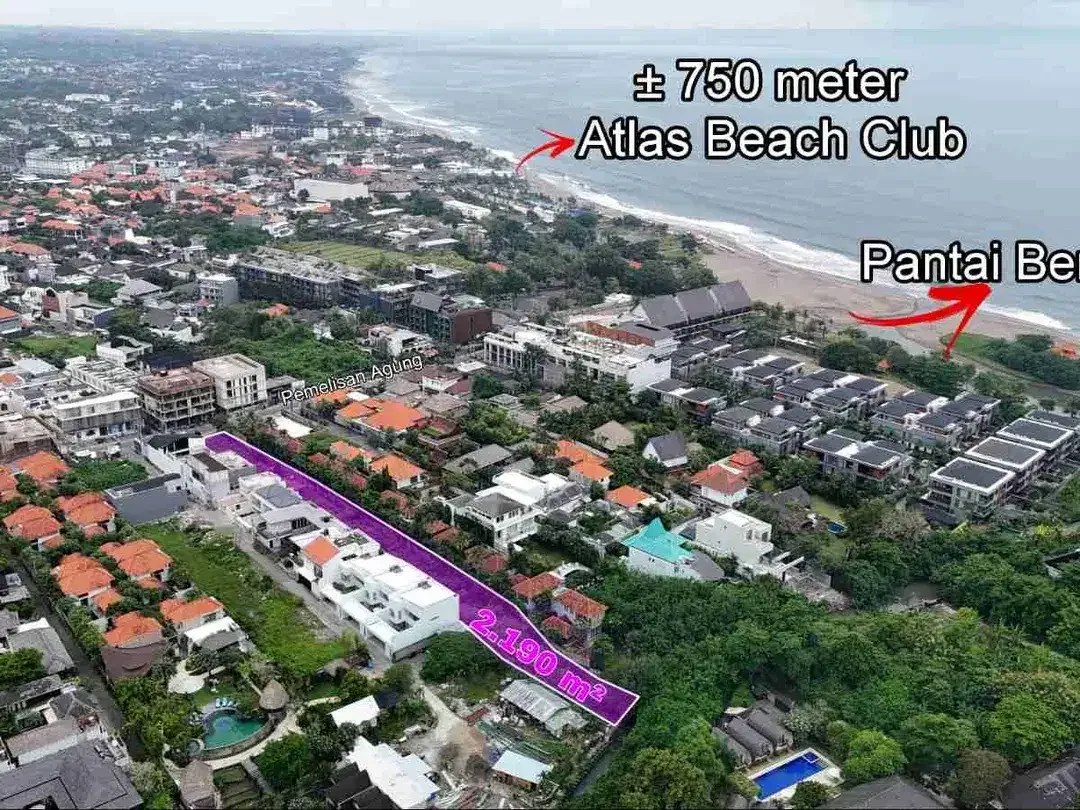Tanah Komersil Strategis Dekat Pantai Berawa Canggu - Image 6 of 10