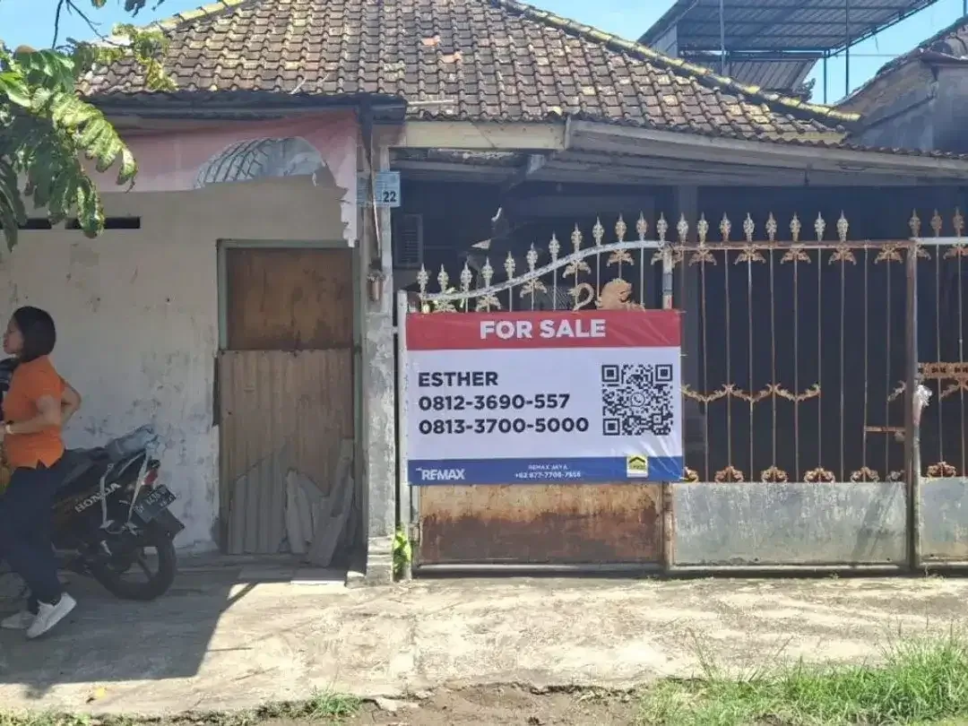 Dijual tanah bonus rumah 1 lantai di Gatsu Tengah Denpasar Bali - Image 1 of 5