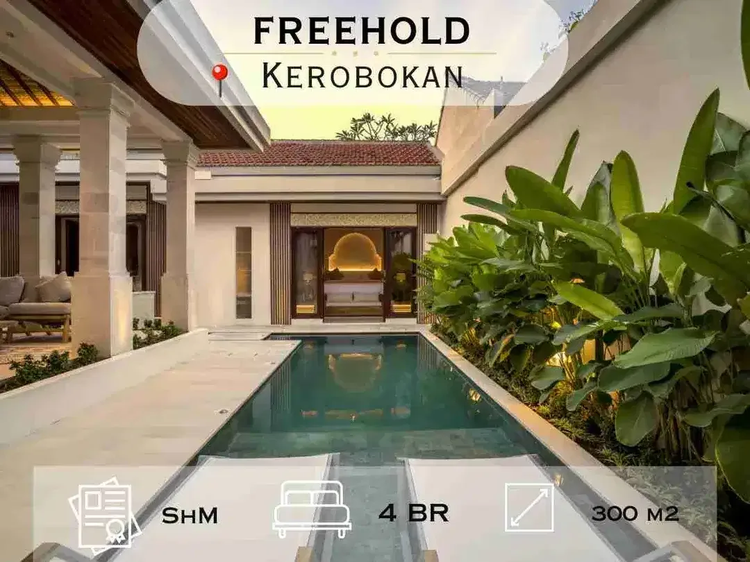 Tropical Modern Villa For Sale In Kerobokan Bali - Image 1 of 10