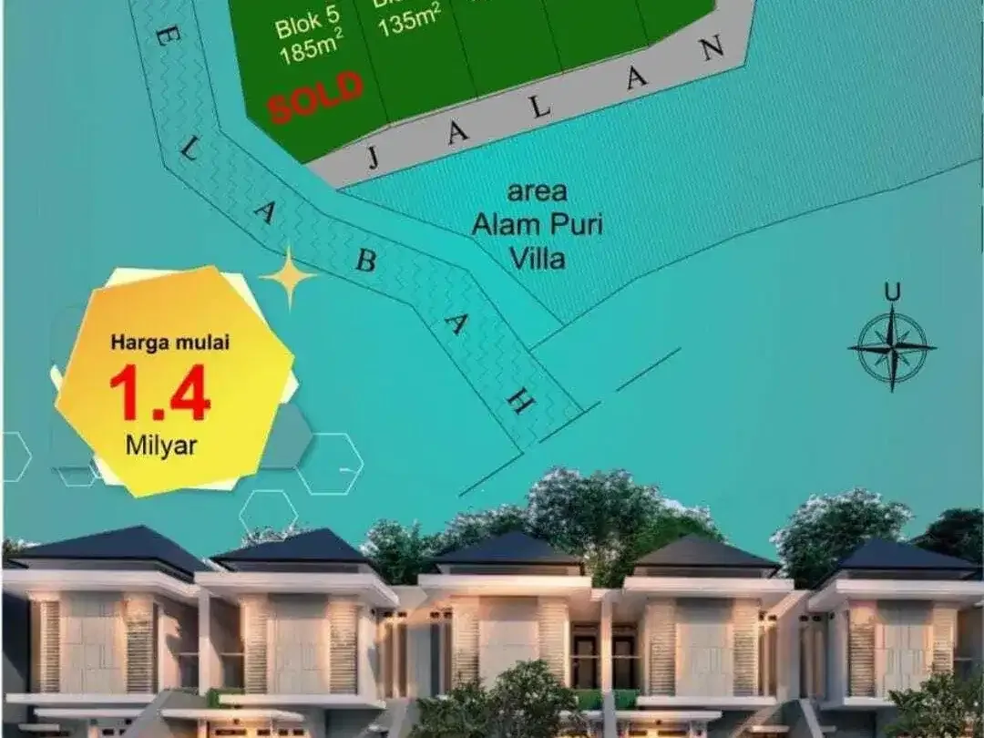 HUNIAN MIMALIS 2LT  KAWASAN VILLA SANGAT STARTEGIS DI DENPASAR TIMUR - Image 3 of 7
