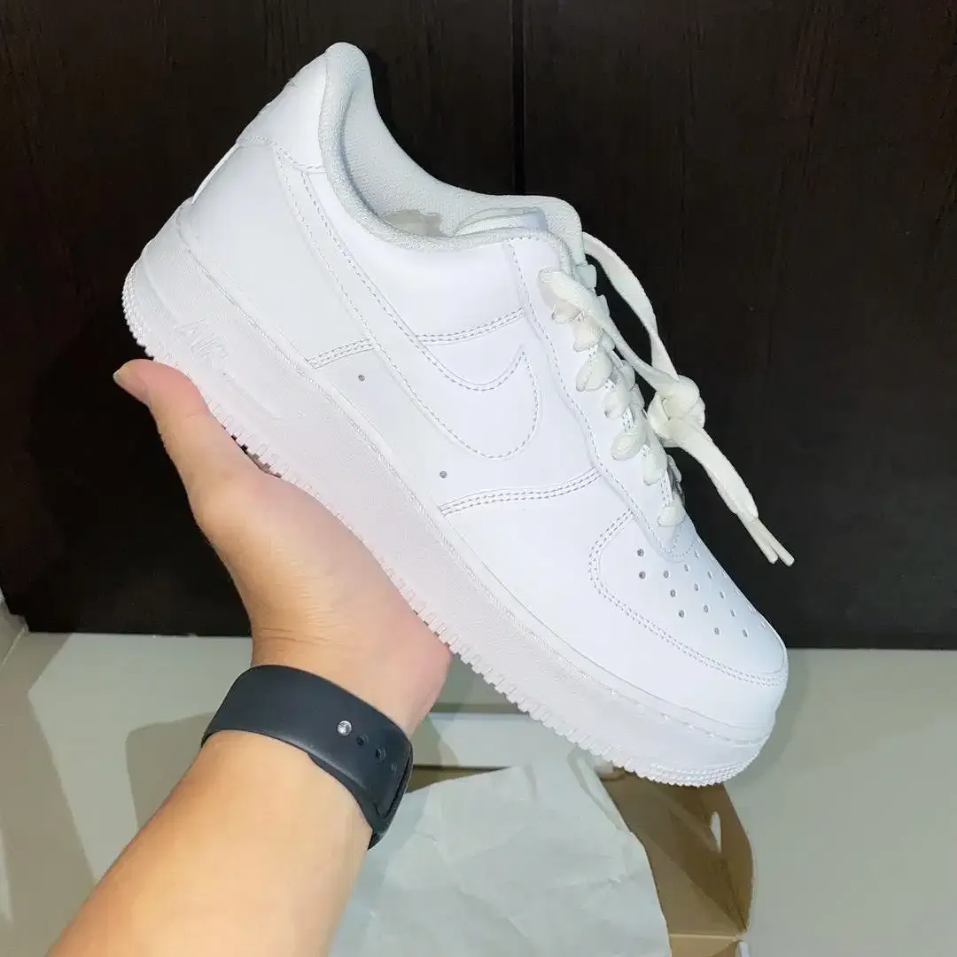 Nike Air Force 1 Triple White - Image 4 of 10