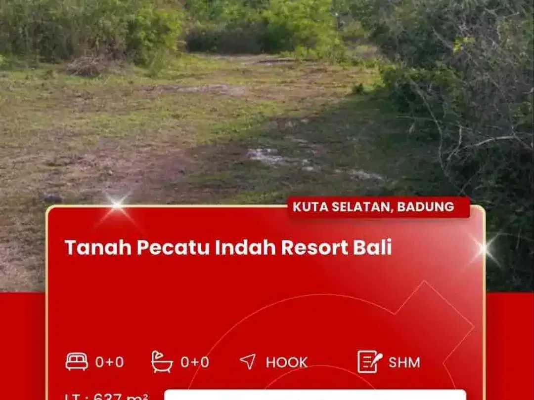 DIJUAL TANAH SANGAT STRATEGIS DAERAH PECATU BALI - Image 1 of 6