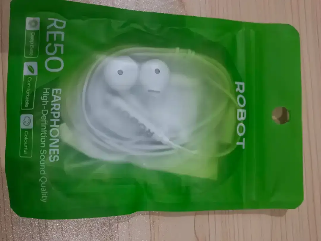 30rb BARU-Dijual Cepat Headset Merk ROBOT Earphone Bass ORIGINAL - Image 4 of 4