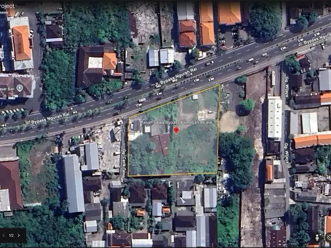 TANAH 46 ARE STRATEGIS PINGGIR BYPASS NGURAH RAI DISEWAKAN, DI DENPASAR SELATAN - Image 3 of 6