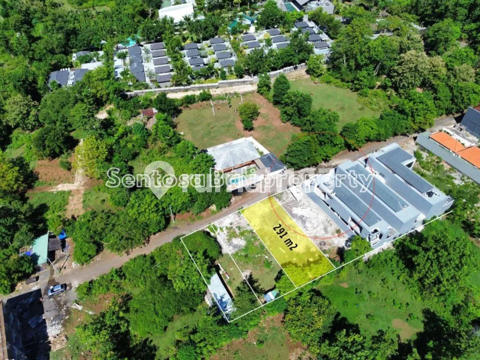 Freehold Land Sale 291M2 - Balangan Jimbaran Bali , Link Villa - Image 1 of 4