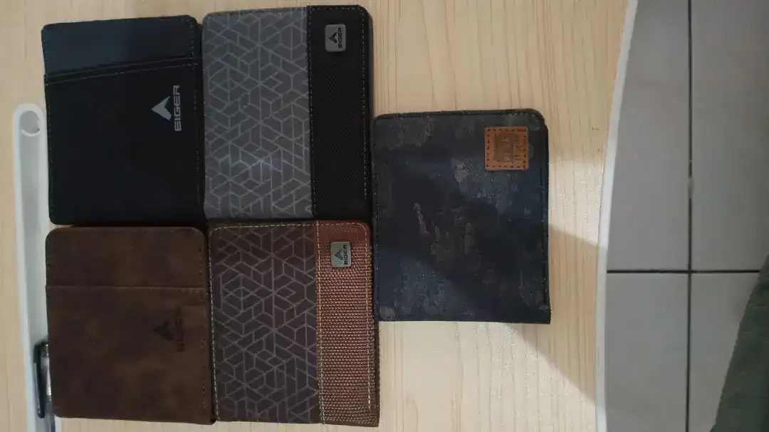 100rb BARU-Promo Dompet Eiger 100% Original bahan canvas mix kulit - Image 6 of 6