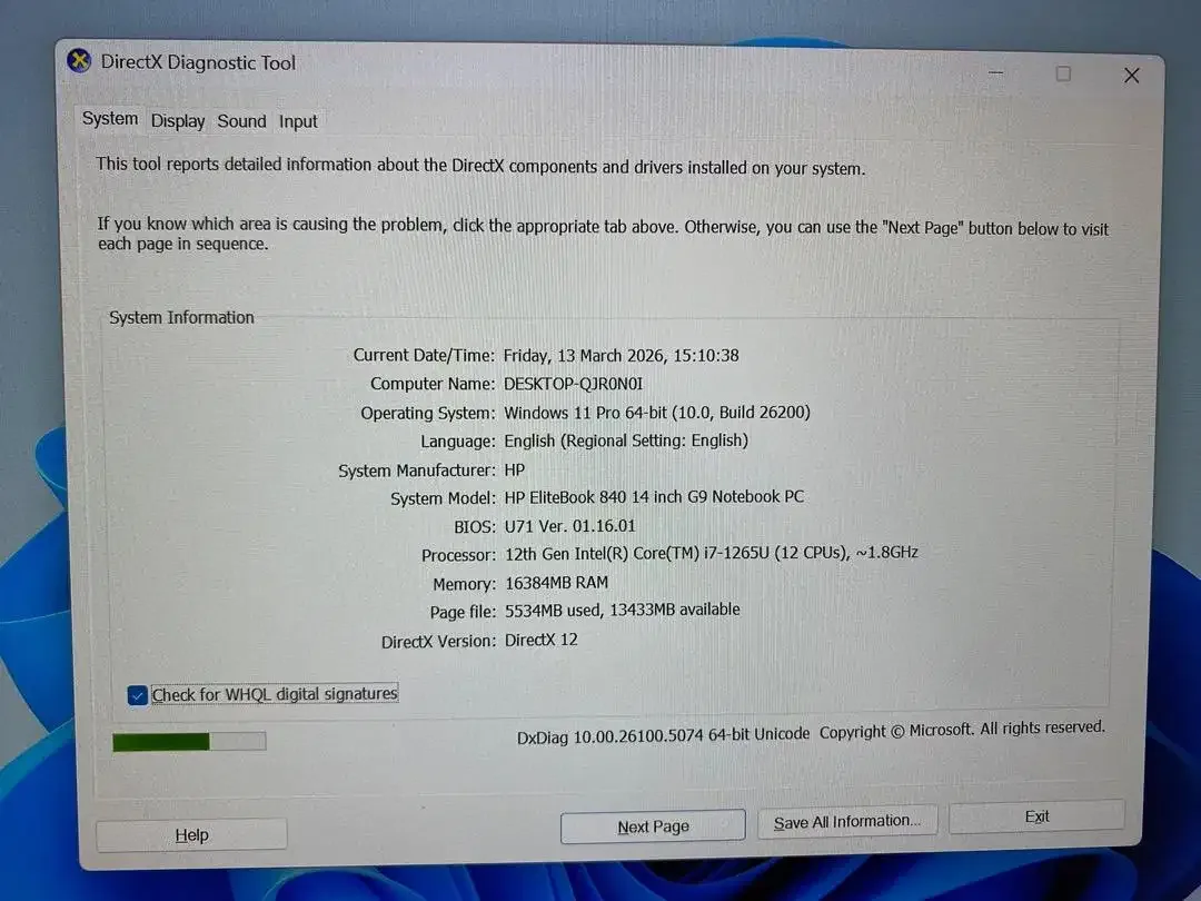 Laptop HP Elitebook 840 G9 Core i7Gen12 Ram 16GB SSD 256GB Slim Mulus - Image 9 of 10