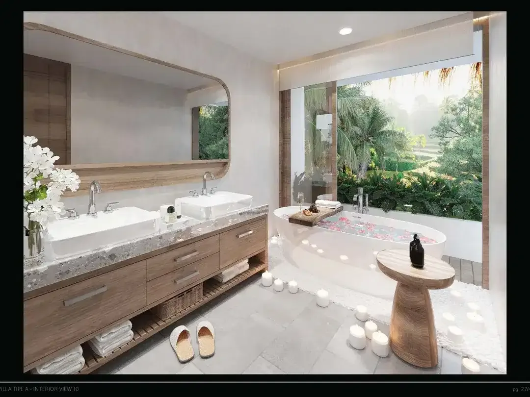 Dijual villa di nyitdah kedunggu LAST UNIT RIVER TROPICAL VILLA - Image 8 of 10