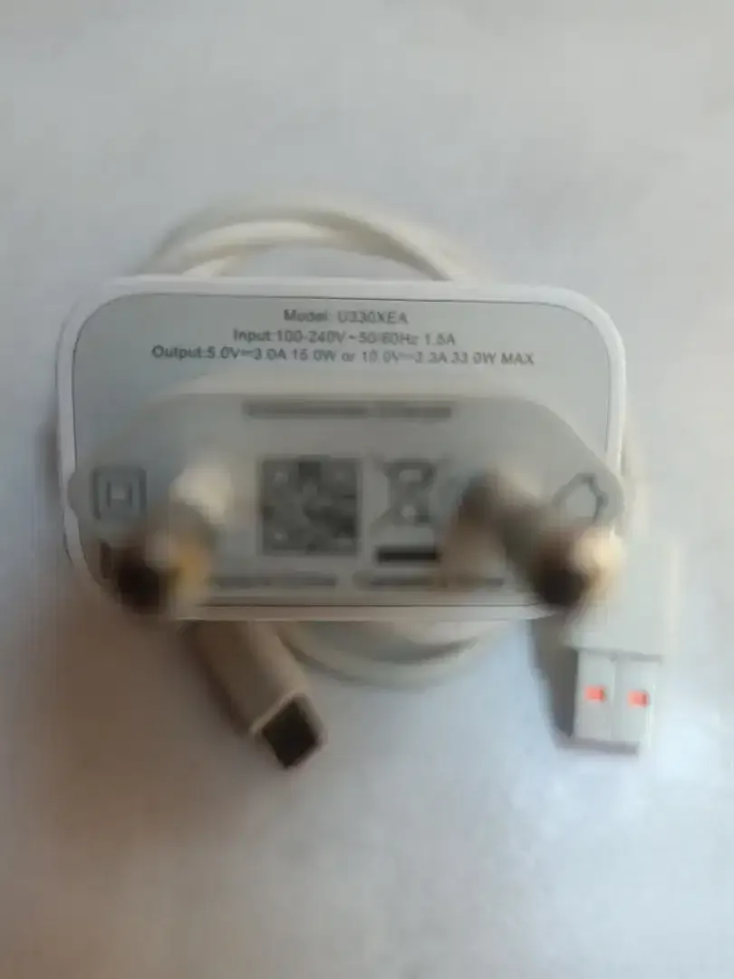 CHARGER BEKAS ASLI BAWAAN INFINIX HOTE 30 NFC, NOTE 11 NFC TIPE C - Image 2 of 3