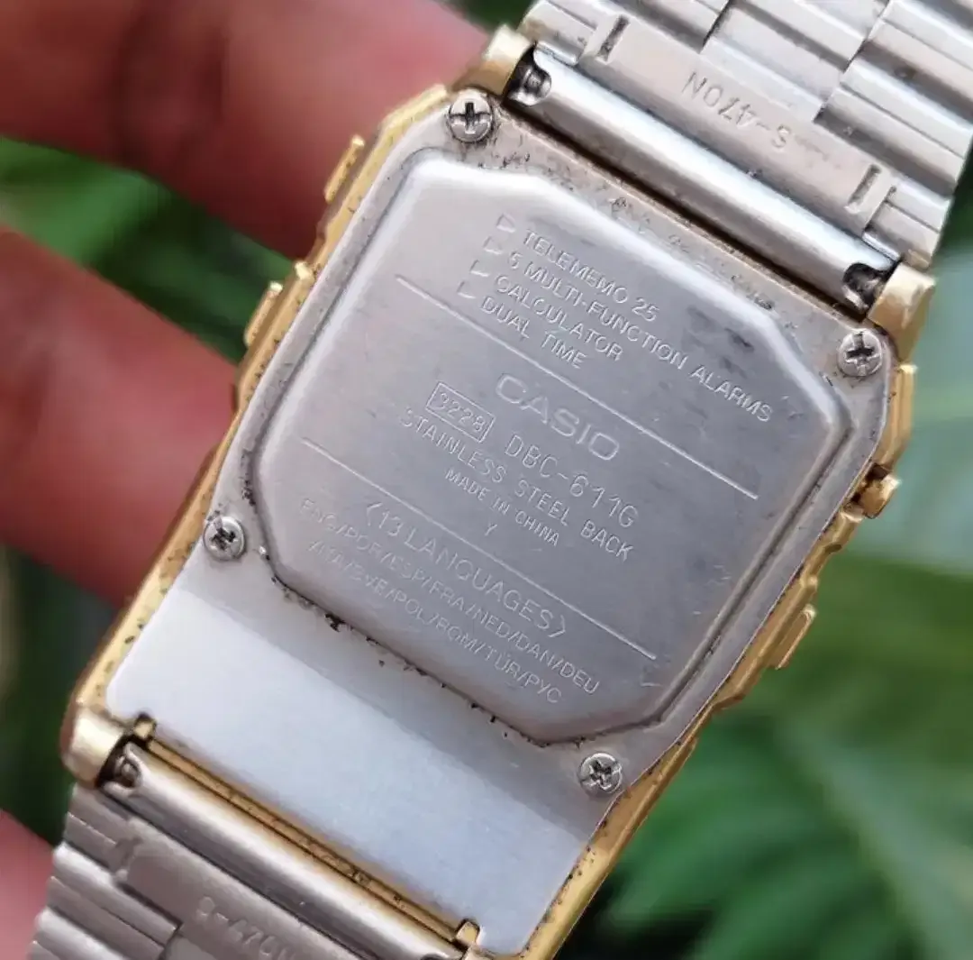 Jam tangan vintage.casio dbc 611G.casio vintage - Image 3 of 3