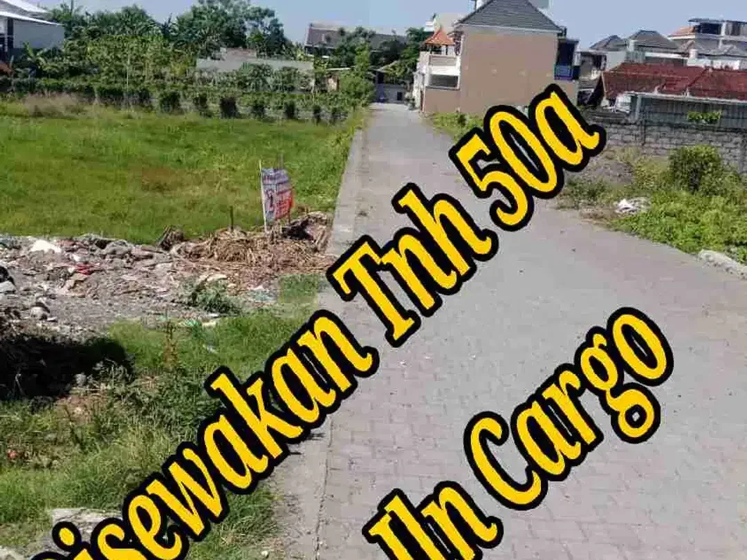 Disewakan Tanah 50a di area Jln Cargo Denpasar Barat Bali - Image 1 of 10