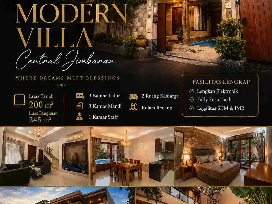 Villa Premium dan Elegant Central Jimbaran - Image 1 of 10