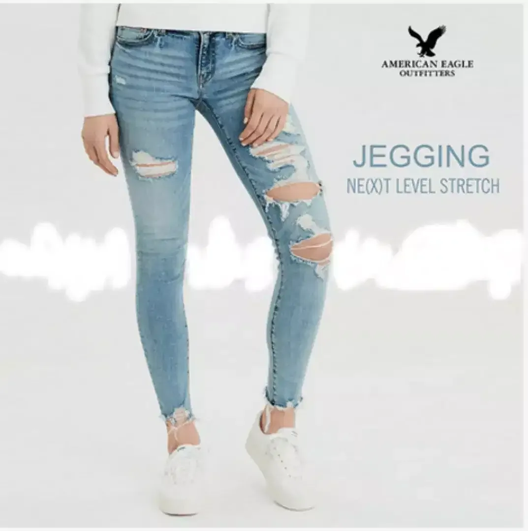 Celana Jeans American Eagle Ripped - Image 1 of 2